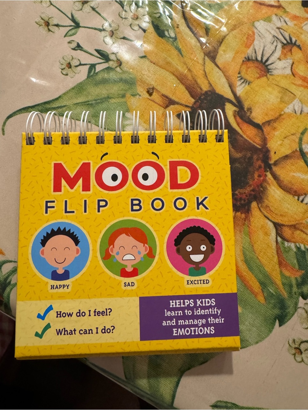 Mood Flip Book for Kids - Yellow, teaching resource
